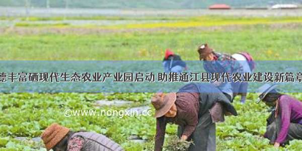 德丰富硒现代生态农业产业园启动 助推通江县现代农业建设新篇章
