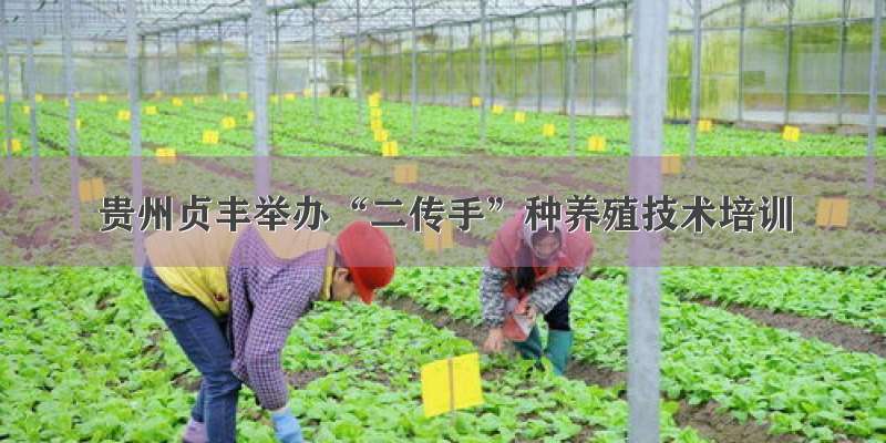 贵州贞丰举办“二传手”种养殖技术培训