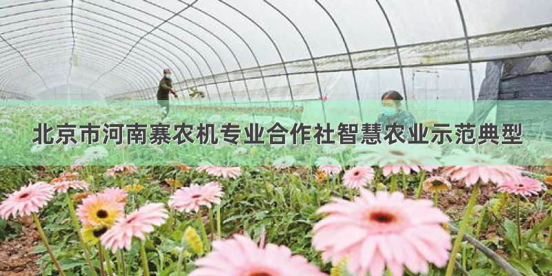 北京市河南寨农机专业合作社智慧农业示范典型