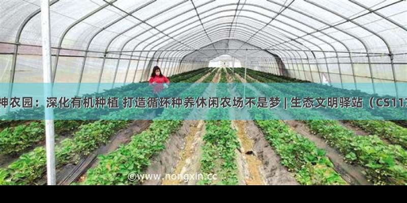 南京神农园：深化有机种植 打造循环种养休闲农场不是梦 | 生态文明驿站（CS117）